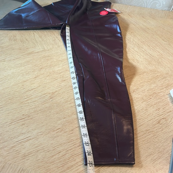 Spanx Faux Leather Patent Leggings (XL Petite) NWT - Picture 9 of 12